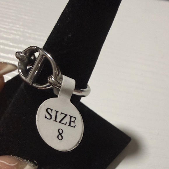 Silver Chain Link Ring - Picture 3 of 4